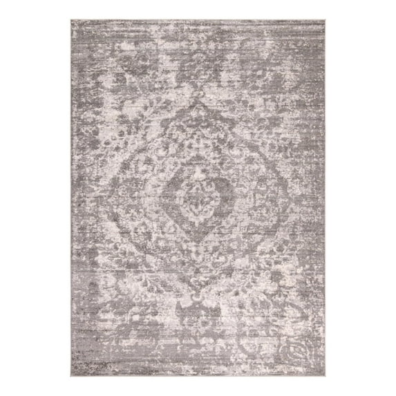 Unique Loom Portland Collection Area Rug - Astoria (10' x 14' 1" Rectangle Gray/Ivory)
