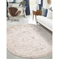 thumbnail image 1 of Unique Loom Portland Collection Area Rug - Astoria (4' 1" x 6' 1" Oval Beige/Ivory), 1 of 11
