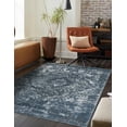 thumbnail image 1 of Unique Loom Portland Collection Area Rug - Astoria (9' x 12' Rectangle Blue/Ivory), 1 of 9