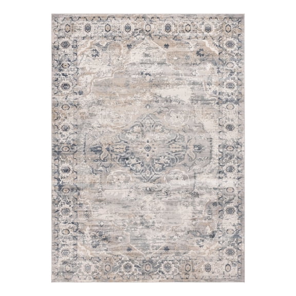 Unique Loom Portland Collection Area Rug - Canby (10' x 14' 1" Rectangle Gray/Blue)