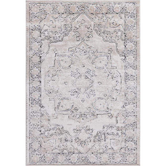 Unique Loom Canby Portland Rug, Ivory/Beige (2' 2 x 3' 0)