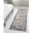thumbnail image 1 of Unique Loom Portland Collection Area Rug - Canby (2' x 8' Runner Gray/Blue), 1 of 10