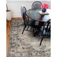 thumbnail image 1 of Unique Loom Portland Collection Area Rug - Canby (6' Square Gray/Blue), 1 of 9
