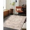 thumbnail image 1 of Unique Loom Portland Collection Area Rug - Canby (7' 1" x 10' Rectangle Ivory/Beige), 1 of 10