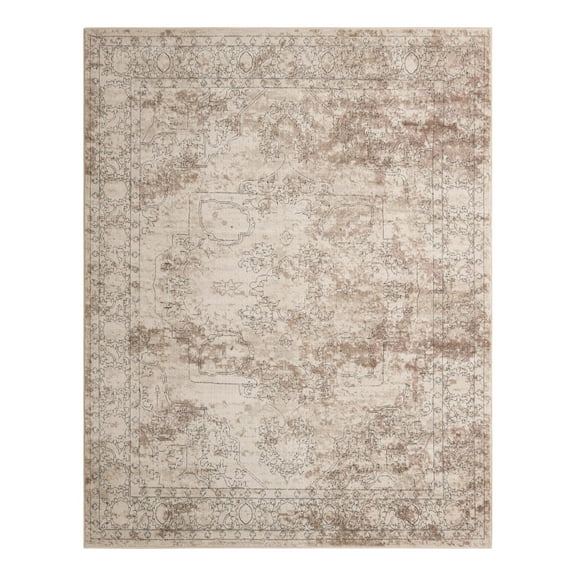 Unique Loom Portland Collection Area Rug - Canby (7' 10" x 10' Rectangle Ivory/Beige)