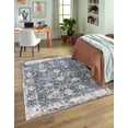 thumbnail image 1 of Unique Loom Portland Collection Area Rug - Central (10' x 13' 1" Rectangle Blue/Beige), 1 of 12