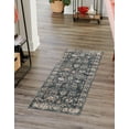 thumbnail image 1 of Unique Loom Portland Collection Area Rug - Central (2' x 8' Runner Blue/Beige), 1 of 12