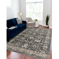 thumbnail image 1 of Unique Loom Portland Collection Area Rug - Central (7' 10" x 11' Rectangle Gray/Beige), 1 of 10