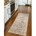 thumbnail image 1 of Unique Loom Portland Collection Area Rug - Depoe (2' 7" x 13' 1" Runner Ivory/Gray), 1 of 9