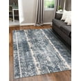 thumbnail image 1 of Unique Loom Portland Collection Area Rug - Depoe (4' 1" x 6' 1" Rectangle Blue/Beige), 1 of 9