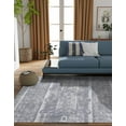 thumbnail image 1 of Unique Loom Portland Collection Area Rug - Depoe (6' 1" Square Gray/Ivory), 1 of 8