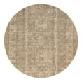 thumbnail image 1 of Unique Loom Portland Collection Area Rug - Depoe (7' 1" Round Ivory/Gray), 1 of 10
