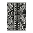 thumbnail image 1 of Unique Loom Portland Collection Area Rug - Orford (2' 2" x 3' 1" Rectangle Black and White/Black), 1 of 9