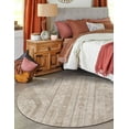 thumbnail image 1 of Unique Loom Portland Collection Area Rug - Orford (3' 3" Round Ivory/Gray), 1 of 10