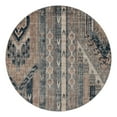 thumbnail image 1 of Unique Loom Portland Collection Area Rug - Orford (7' 1" Round Navy Blue/Blue), 1 of 12