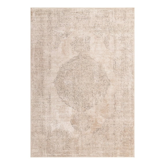 Unique Loom Portland Collection Area Rug - Woodburn (10' x 14' 1" Rectangle Ivory/Beige)