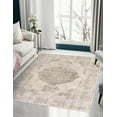thumbnail image 1 of Unique Loom Portland Collection Area Rug - Woodburn (6' 1" x 9' Rectangle Ivory/Beige), 1 of 12