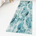 thumbnail image 1 of Unique Loom Positano Collection Area Rug - Marooned (2' 2" x 6' 7" Runner Light Blue/Blue), 1 of 7