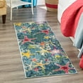 thumbnail image 1 of Unique Loom Positano Collection Area Rug - Seashore (2' 7" x 10' Runner Navy Blue/Blue), 1 of 7
