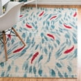 thumbnail image 1 of Unique Loom Positano Collection Area Rug - Shoal (8' x 11' Rectangle Beige/Blue), 1 of 7
