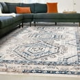 thumbnail image 1 of Unique Loom Charlotte Collection Area Rug - Quail (7' 1" x 10' Rectangle Gray Blue/Ivory), 1 of 7