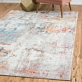 thumbnail image 1 of Unique Loom Rainbow Collection Area Rug - Dispersive (10' x 13' Rectangle Multi/Beige), 1 of 7