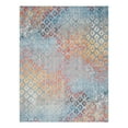 thumbnail image 1 of Unique Loom Rainbow Collection Area Rug - Spectral (10' x 13' 1" Rectangle Blue/Gold), 1 of 10