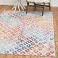 thumbnail image 1 of Unique Loom Rainbow Collection Area Rug - Spectral (10' x 13' 1" Rectangle Multi/Beige), 1 of 7
