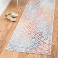 thumbnail image 1 of Unique Loom Rainbow Collection Area Rug - Spectral (2' x 6' 1" Runner Multi/Beige), 1 of 7