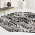thumbnail image 1 of Unique Loom Tagine Collection Area Rug - Raja (7' 10" Octagon Blue Gray/Ivory), 1 of 7