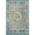 thumbnail image 1 of Unique Loom Raul Baracoa Rug Blue/Gray 4' 3" x 6' 1" Rectangle Border Modern Perfect For Living Room Bed Room Dining Room Office, 1 of 7