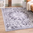 thumbnail image 1 of Unique Loom Renaissance Collection Area Rug - Roma (10' 6" x 13' 1" Rectangle Light Gray/Black), 1 of 7