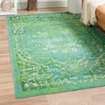 thumbnail image 1 of Unique Loom Renaissance Collection Area Rug - Roma (2' x 3' 1" Rectangle Spring Green/Light Blue), 1 of 7