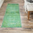 thumbnail image 1 of Unique Loom Renaissance Collection Area Rug - Roma (2' x 10' Runner Spring Green/Light Blue), 1 of 7
