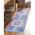 thumbnail image 1 of Unique Loom Renaissance Collection Area Rug - Roma (2' x 9' 10" Runner Tie Dye/Cream), 1 of 9