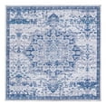 thumbnail image 1 of Unique Loom Renaissance Collection Area Rug - Roma (5' 3" Square Gray Blue/Ivory), 1 of 9