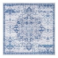 thumbnail image 1 of Unique Loom Renaissance Collection Area Rug - Roma (7' 10" Square Gray Blue/Ivory), 1 of 9