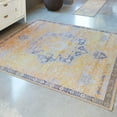 thumbnail image 1 of Unique Loom Renaissance Collection Area Rug - Roma (7' 3" Square Tuscan Yellow/Navy Blue), 1 of 7