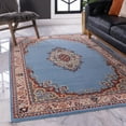 thumbnail image 1 of Unique Loom Reza Collection Area Rug - Washington (10' x 13' 1" Rectangle Light Blue/Cream), 1 of 7