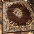 thumbnail image 1 of Unique Loom Reza Collection Area Rug - Washington (7' 1" x 10' Rectangle Brown/Black), 1 of 7