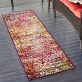 thumbnail image 1 of Unique Loom Richmond Collection Area Rug - Medallion (2' 7" x 12' 2" Runner Multi/Gray), 1 of 6