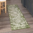 thumbnail image 1 of Unique Loom Richmond Collection Area Rug - Medallion (2' x 6' 1" Runner Green/Ivory), 1 of 6