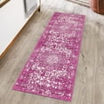 thumbnail image 1 of Unique Loom Richmond Collection Area Rug - Medallion (2' x 6' 1" Runner Purple/Ivory), 1 of 6