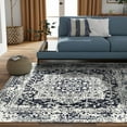 thumbnail image 1 of Unique Loom Richmond Collection Area Rug - Medallion (4' 1" Square Blue/Ivory), 1 of 6