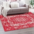 thumbnail image 1 of Unique Loom Richmond Collection Area Rug - Medallion (4' 1" Square Red/Ivory), 1 of 6
