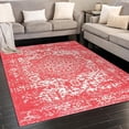 thumbnail image 1 of Unique Loom Richmond Collection Area Rug - Medallion (4' 1" x 6' 1" Rectangle Pink/Ivory), 1 of 6