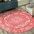 thumbnail image 1 of Unique Loom Richmond Collection Area Rug - Medallion (5' 3" Round Pink/Ivory), 1 of 6
