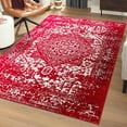 thumbnail image 1 of Unique Loom Richmond Collection Area Rug - Medallion (6' 1" x 9' Rectangle Red/Ivory), 1 of 6