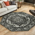 thumbnail image 1 of Unique Loom Richmond Collection Area Rug - Medallion (7' 10" Octagon Dark Gray/Ivory), 1 of 6