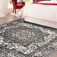 thumbnail image 1 of Unique Loom Richmond Collection Area Rug - Medallion (7' 10" Square Dark Gray/Ivory), 1 of 6